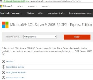 link-sql-server-express