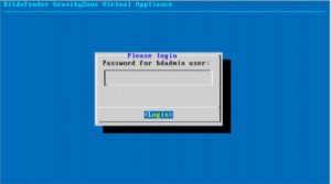 BitDefender Gravityzone BDadmin user
